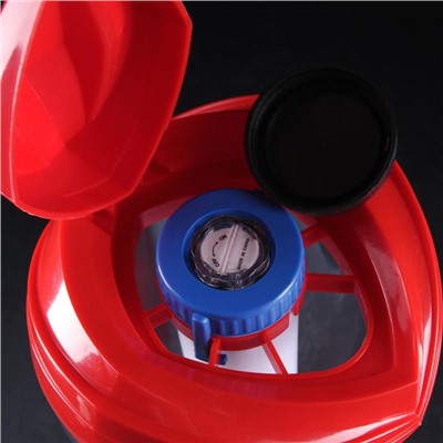 Башня пивная «Вавилон», колба 3 л, подсветка, батарейка Ag10, красная