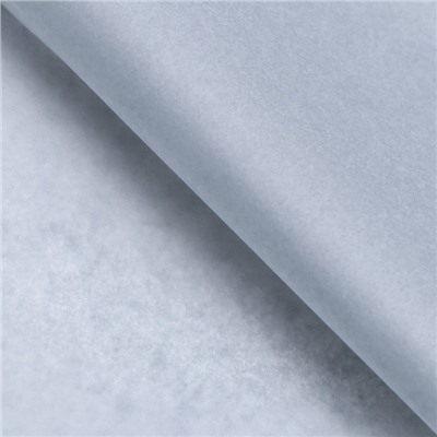 Бумага упаковочная тишью, серая, 50×66 см