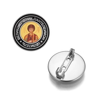ZNAS-0096 Значок Святой великомученик и целитель Пантелеимон