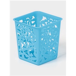 Корзина для хранения «Цветы», пластик, 9×9×10 см, МИКС