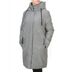 21-975 GREY Пальто зимнее женское AIKESDFRS (200 гр. холлофайбера)