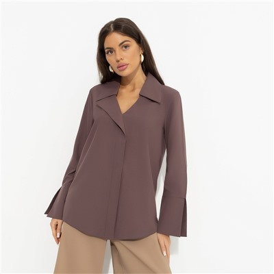 Блуза без застёжки, Амбассадор стиля (brown)