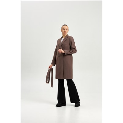 Пальто женское демисезонное 22420 (кофе)