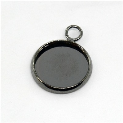 Сеттинг для кулона 12мм черный