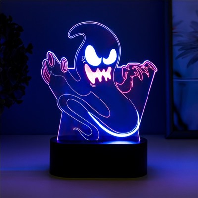 Светильник сенсорный "Привидение" LED USB (90см) от батареек 3xАА черный 14х5,5х18,5 см RISALUX  765