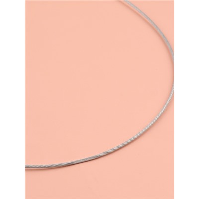 Спицы круговые, для вязания, с тефлоновым покрытием, с металлическим тросом, d=2 мм, 14/80 см