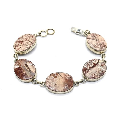 Браслет яшма уральская, 19,5см.