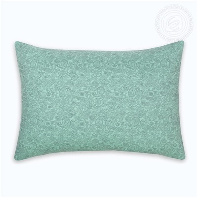 Трикотажная наволочка на молнии Ажур зелёный Арт Дизайн