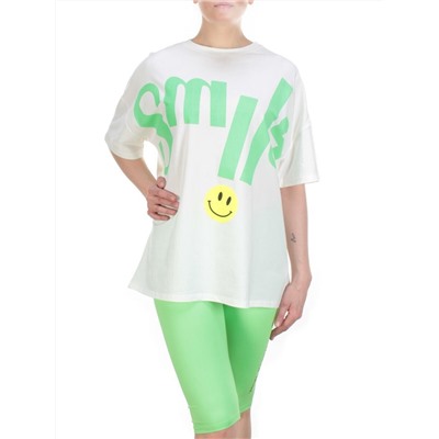 KD-792 WHITE/GREEN Костюм-двойка женский 7986 TREND