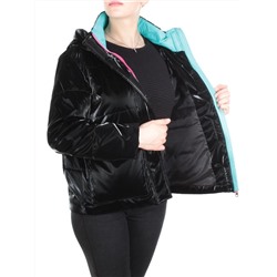 D003 BLACK Куртка демисезонная женская (100 гр. синтепон)