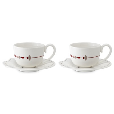 Набор из двух чайных пар из коллекции Canto, 240 мл