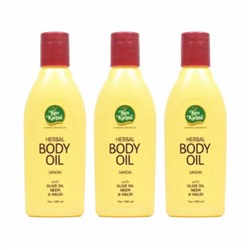 Набор массажного масла с Сандалом (3 x 100 мл), Herbal Body Oil Sandal Set, произв. Keo Karpin