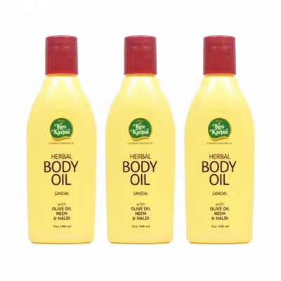 Набор массажного масла с Сандалом (3 x 100 мл), Herbal Body Oil Sandal Set, произв. Keo Karpin