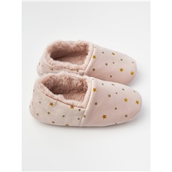 Тапочки «Звездопад» розовые с задником
