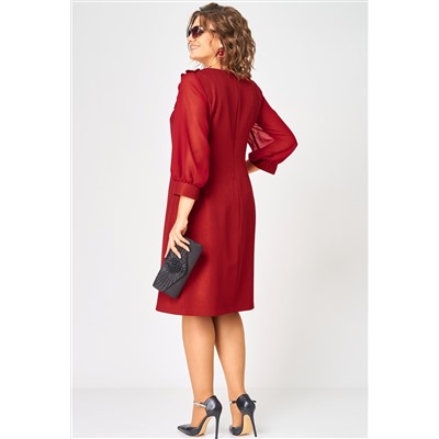 Платье EVA GRANT 7310D красный