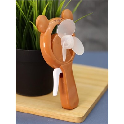 Портативный механический ручной вентилятор «Mini beer», mix, шоу-бокс 24 шт.