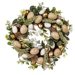 GAEM Изделие декоративное "Венок пасхальный", L32 W7,5 H31 см