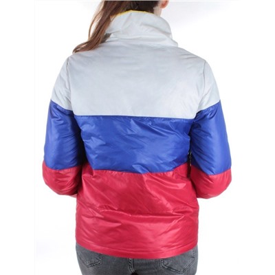 9023 WHITE/BLUE/RED Куртка демисезонная ZJW