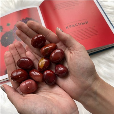 Радуга Самоцветов Галтовка из Яшмы "Мукаит"