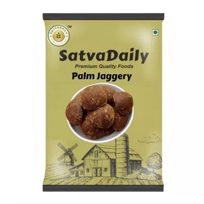 Пальмовый сахар (Джаггери) (500 г), Palm Jaggery, произв. ‎SatvaDaily