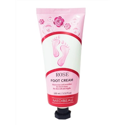 MEDIBEAU Крем для ног с экстрактом розы / Rose Foot Cream, 100 мл