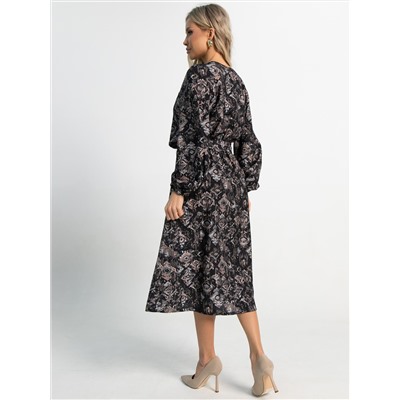 Платье Аура (черное) П15385-10М