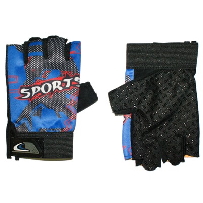 Велосипедные перчатки BP-SP-B04-С цвет сине-черный