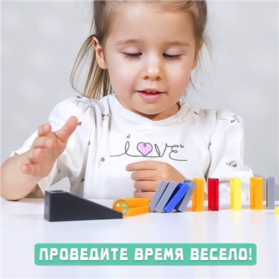 Настольная развивающая игра на равновесие «Принцип домино». 2-4 игрока, 3+