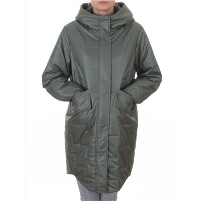 9616 GREEN Куртка демисезонная женская (100 гр. холлофайбер)