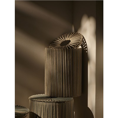 Корзина плетеная Dholak Grey из коллекции Ethnic, размер S