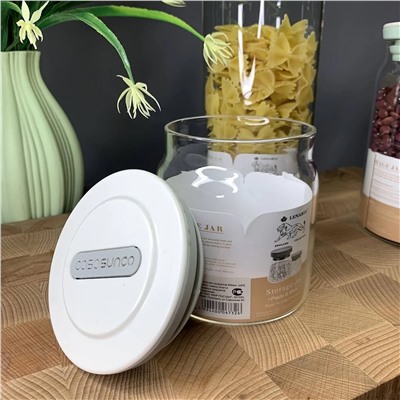 160-183 Банка для сыпучих продуктов 600мл. (х24)Стекло