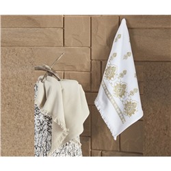 Махровые Кухонные Полотенца с Вышивкой 45x65 см 2 шт/уп Meyra Çay Havlusu 45x65cm - EcoCotton