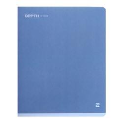 Тетрадь 48 листов в клетку BG Monocolor Blue, обложка мелованный картон, soft touch, МИКС