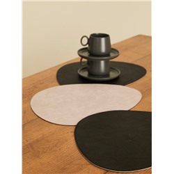 Салфетка сервировочная Drop, 33х41 см, черная/светло-серая