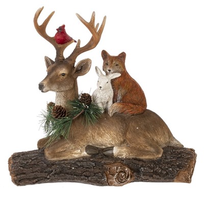 GAEM Фигурка декоративная "Лесные звери", L34 W12 H32 см