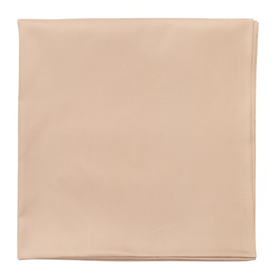 Скатерть бежевого цвета с фактурным жаккардовым рисунком из хлопка из коллекции Essential, 180х180 см