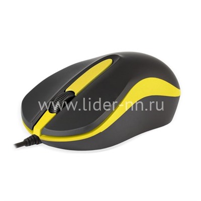 Мышь проводная Smartbuy ONE 329 (черный/желтый)
