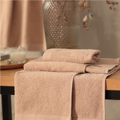 Набор махровых полотенец LoveLife "Natural stone" 3 шт: 70х130,50х80,30х50см хл100%