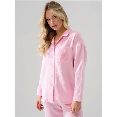 Женская пижама "Муслин" 2403-Мус / Розовый