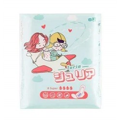 JURIA  Прокладки гигиенические Super 26см 8 шт