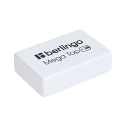 Ластик Berlingo "Mega Top", прямоугольный, натуральный каучук, 32*18*8мм