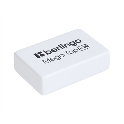 Ластик Berlingo "Mega Top", прямоугольный, натуральный каучук, 32*18*8мм