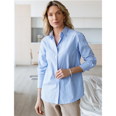 Блузка прямого силуэта