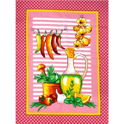 Набор из 3-х кухонных полотенец Дачный микс