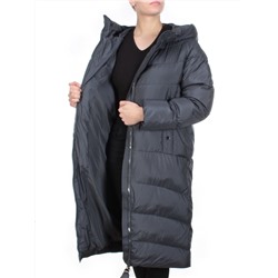 2116 DARK GRAY Пальто зимнее женское MELISACITI (200 гр. холлофайбера)