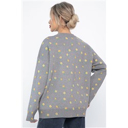 Свитер оверсайз Анита (серый) Б14759-1М