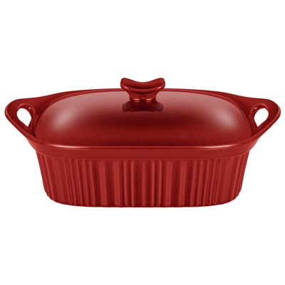 ФОРМА ДЛЯ ЗАПЕКАНИЯ С КРЫШКОЙ REACTIVE RED 33*23*9,5/13 СМ 2000 МЛ