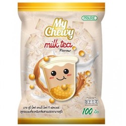Жевательные молочные конфеты - ириски с тайским чаем My Chewy 67 или 360 гр