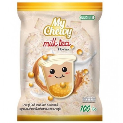 Жевательные молочные конфеты - ириски с тайским чаем My Chewy 67 или 360 гр