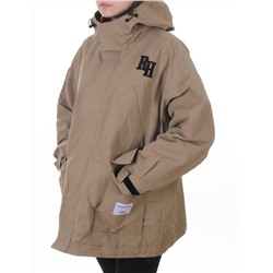 3097 DK. BEIGE Куртка демисезонная женская (100 гр. холлофайбер)